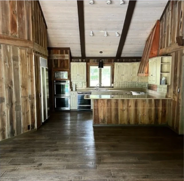 A 700 Club Residence kitchen before its interior architectural transformation